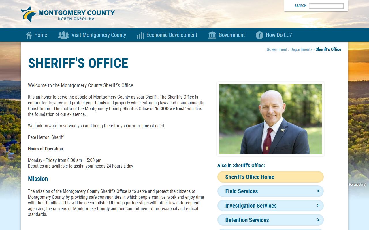 Montgomery County Sheriff's Office booking reports and arrest records
